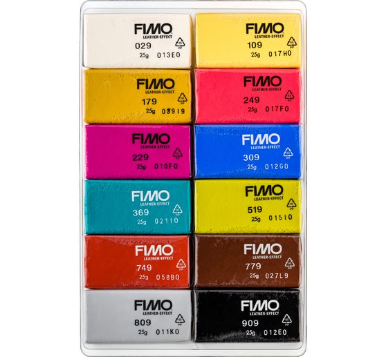 FIMO soft Materialpackung "Leder Effekt"