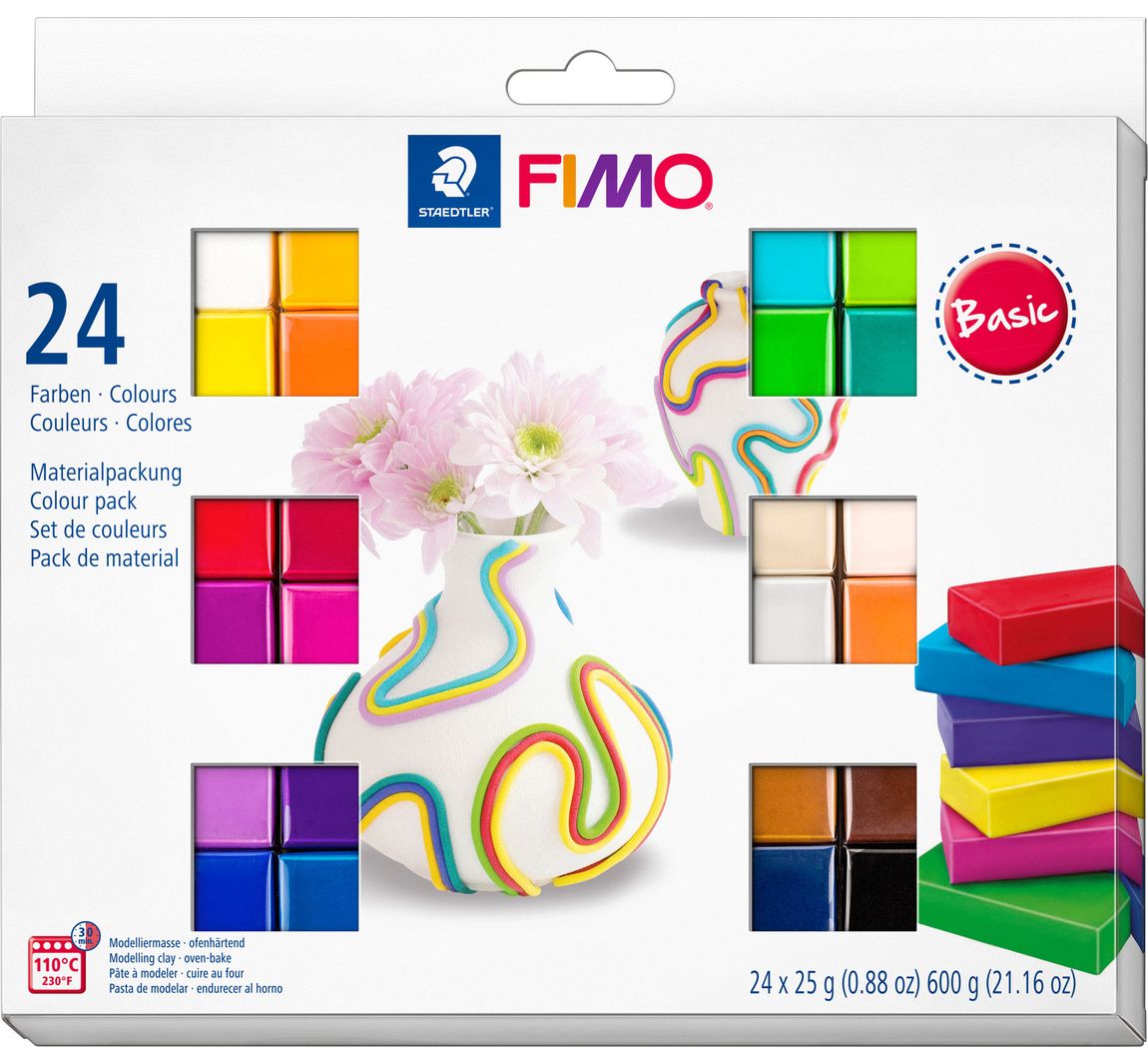 FIMO soft Materialpackung "Basic", 600 g