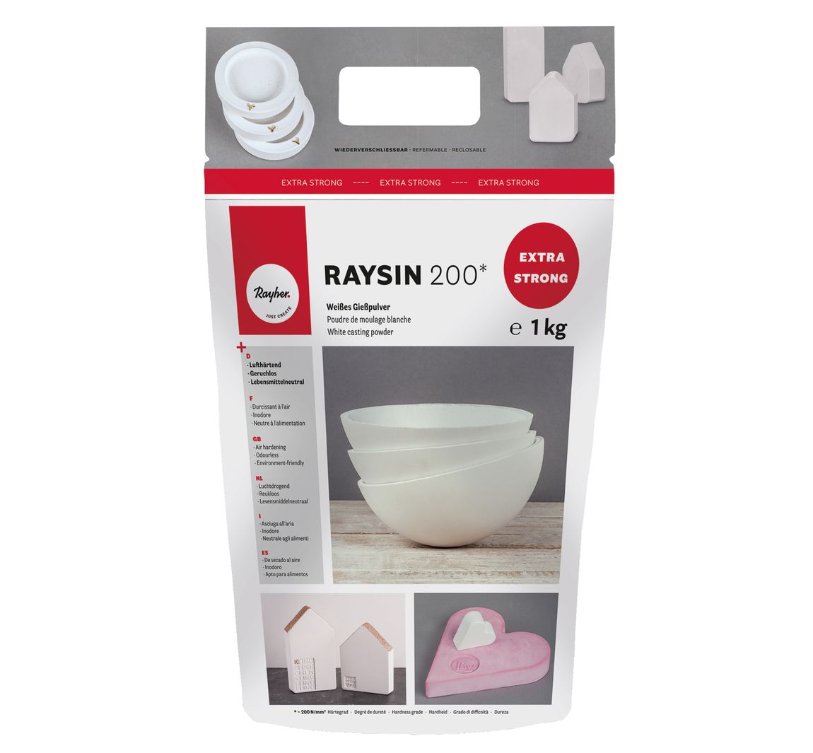Gießpulver "Raysin 200", weiß - 1 kg
