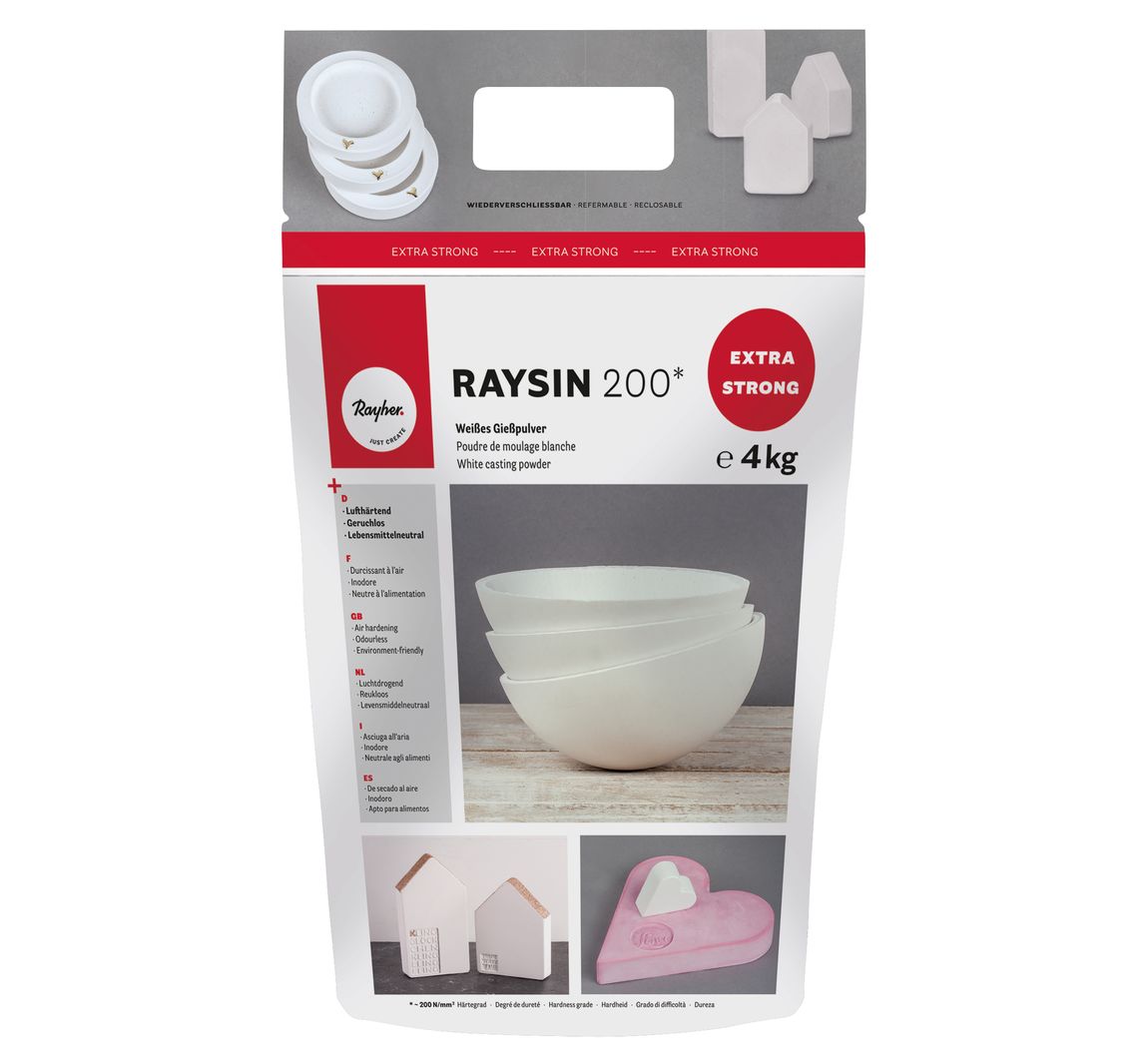 Gießpulver "Raysin 200", weiß - 4 kg