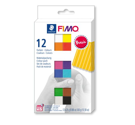 FIMO soft Materialpackung "Basic Colours"