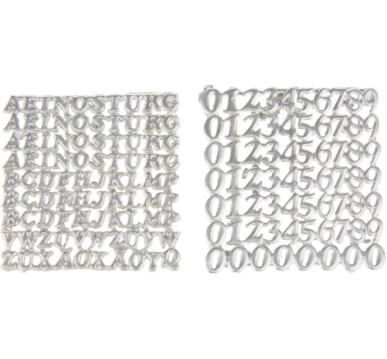 Wachsset "Zahlen & Buchstaben"