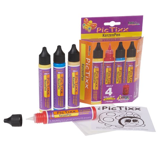 KREUL PicTixx KerzenPen, 4er-Set