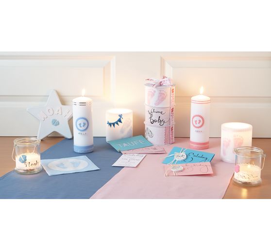 Verzierwachs-Set "Baby Girl"