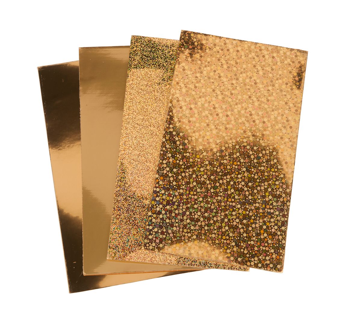 Verzierwachs-Set - Gold