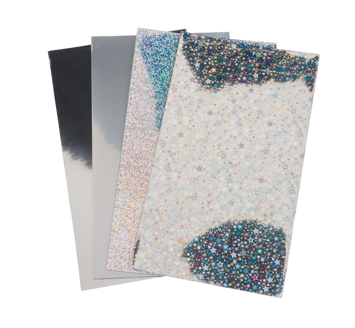 Verzierwachs-Set - Silber