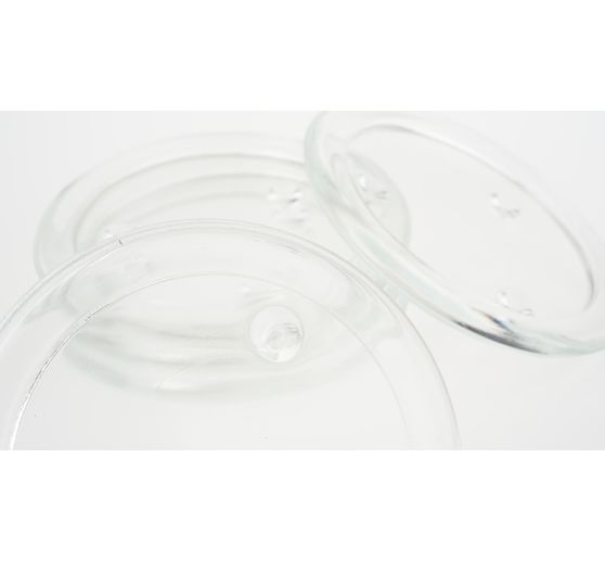 VBS Kerzen Glasuntersetzer, 5 Stück, Ø 10 cm
