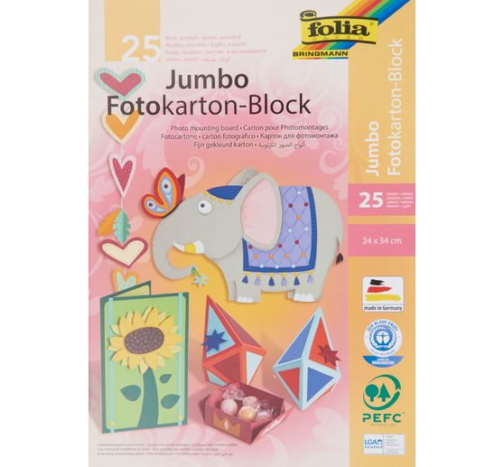 Fotokarton Block