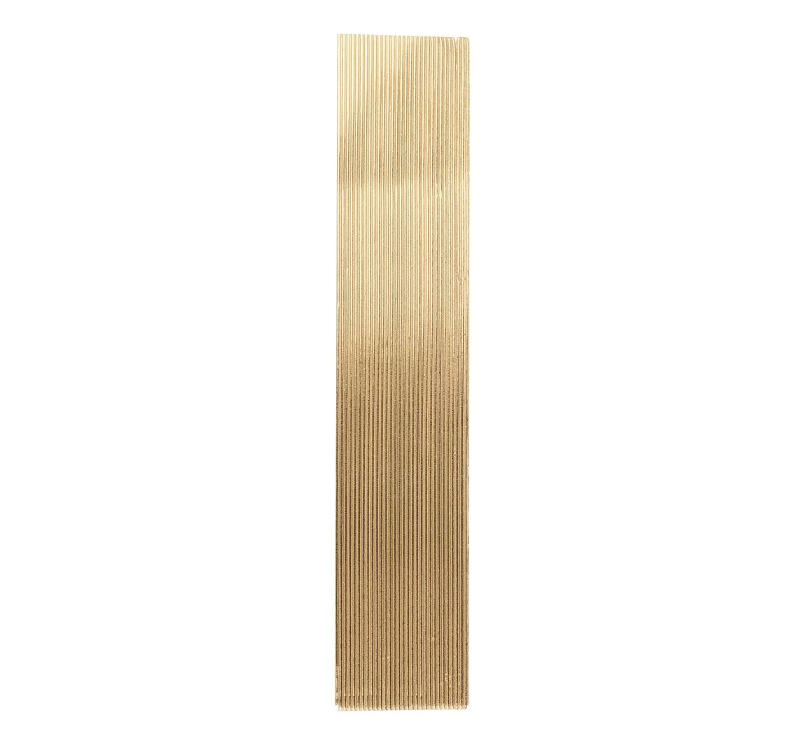 Wachszierstreifen, glatt, 30 Stk - Gold