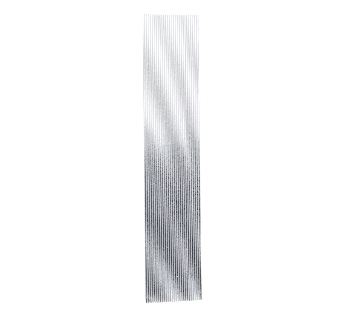 Wachszierstreifen, glatt, 30 Stk - Silber