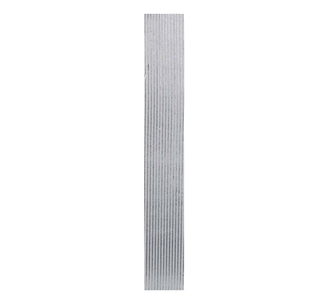 Wachszierstreifen, glatt - Silber