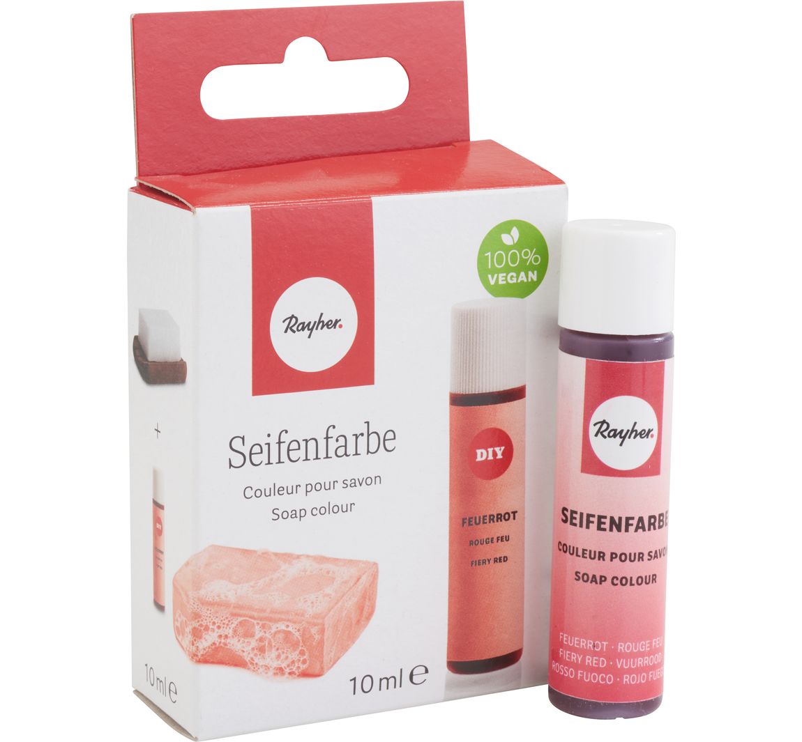 Seifenfarbe, 10ml - Feuerrot
