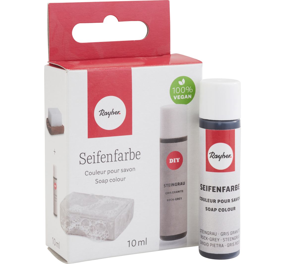 Seifenfarbe, 10ml - Steingrau