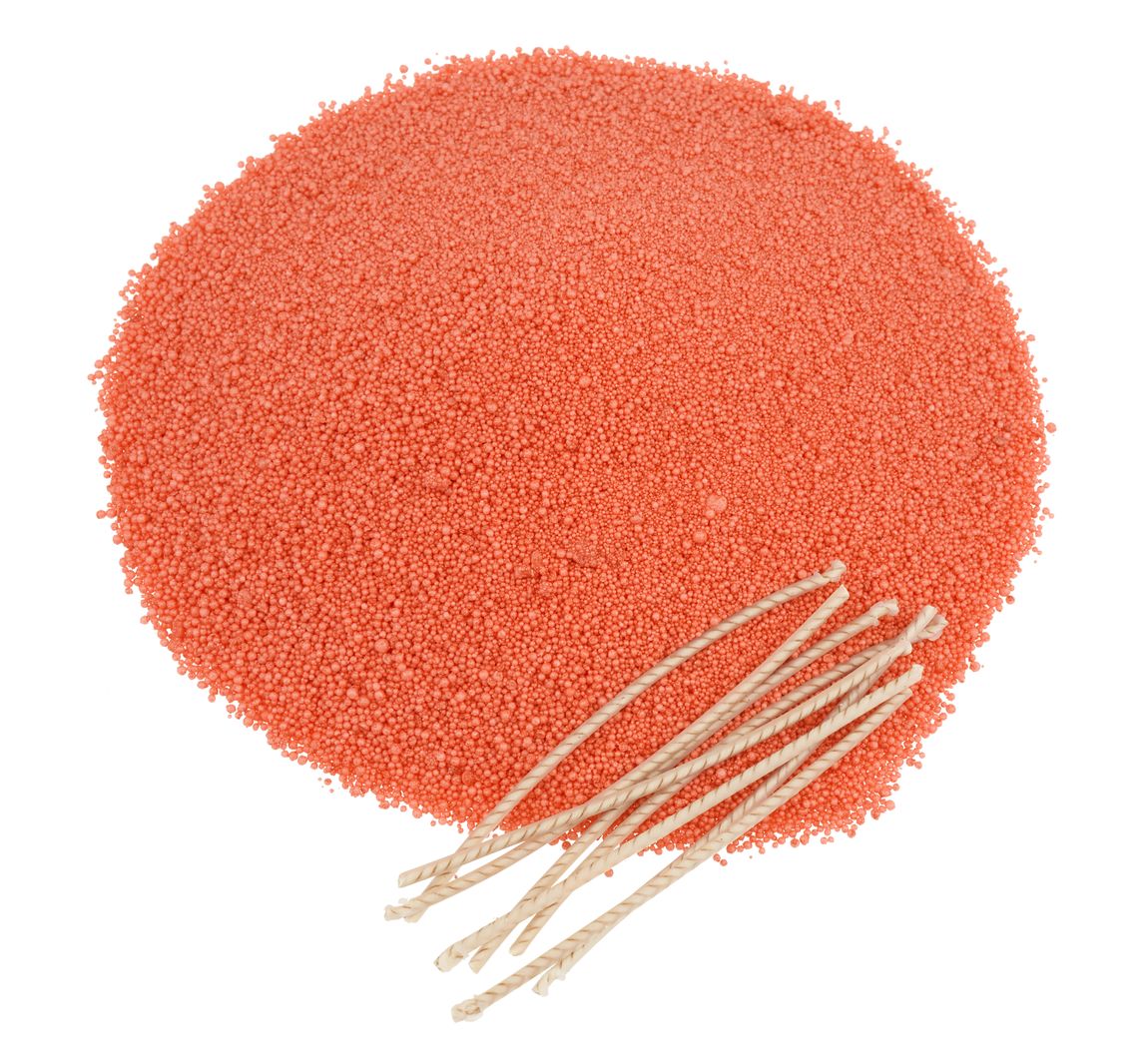 Kerzensand, 175 g - 8 Dochte, Pastell-Orange