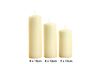 Pillar candle flat head 120/60mm