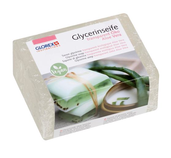 Glycerin Öko-Gießseife "Aloe Vera", transparent