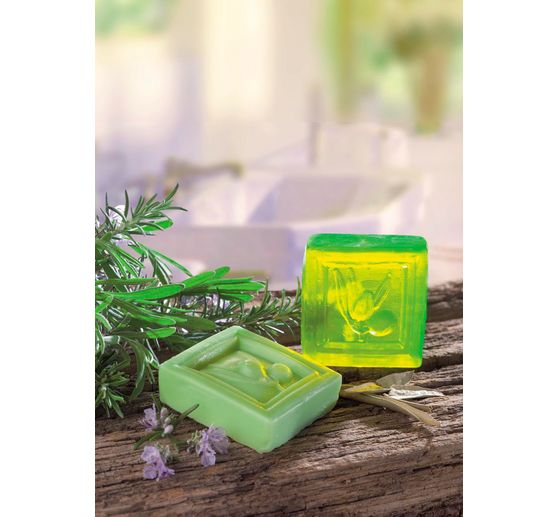 Glycerin Öko-Gießseife "Olivenöl", Transparent