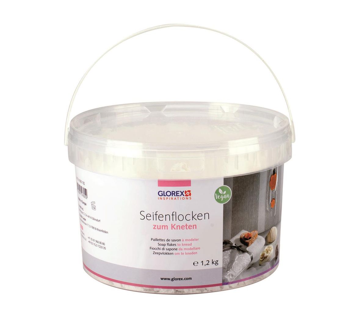 Seifenflocken zum Kneten, Weiss - 1200 g