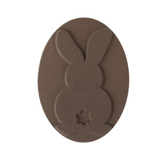 Reliefeinlage "Hase", oval