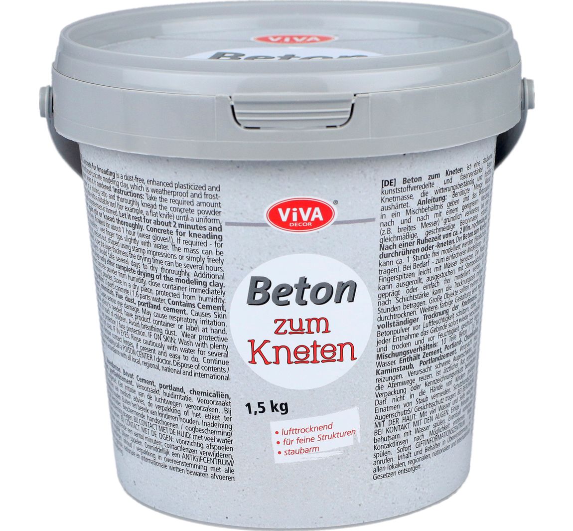 Viva Decor Knetbeton Eimer 1500g