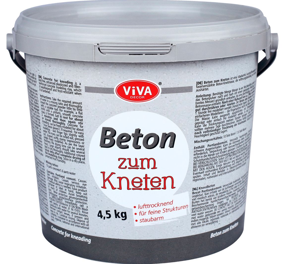 Beton zum Kneten - 4,5 kg