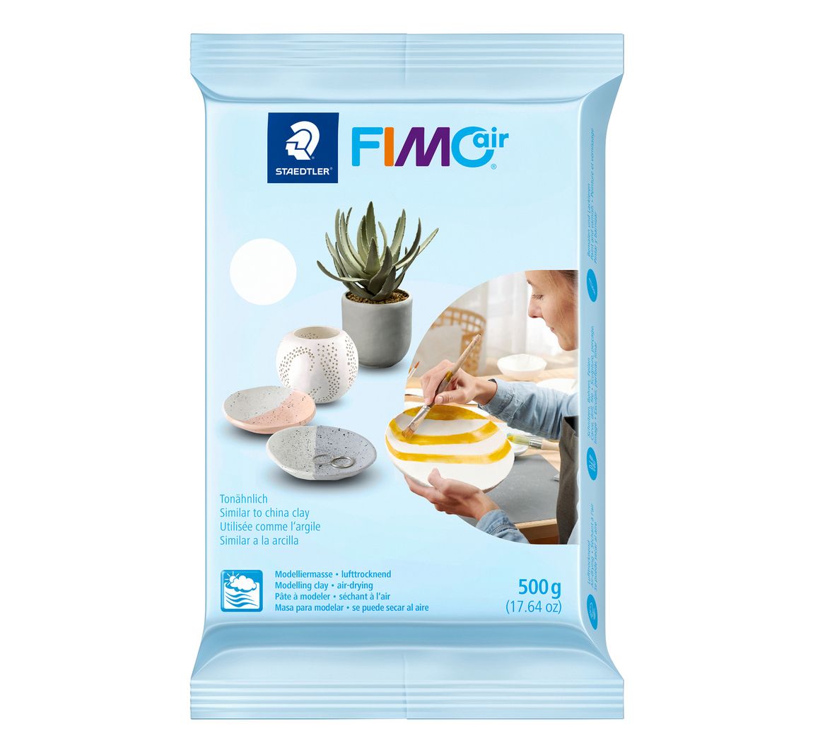 Modelliermasse "FIMOair", 500 g - Weiß