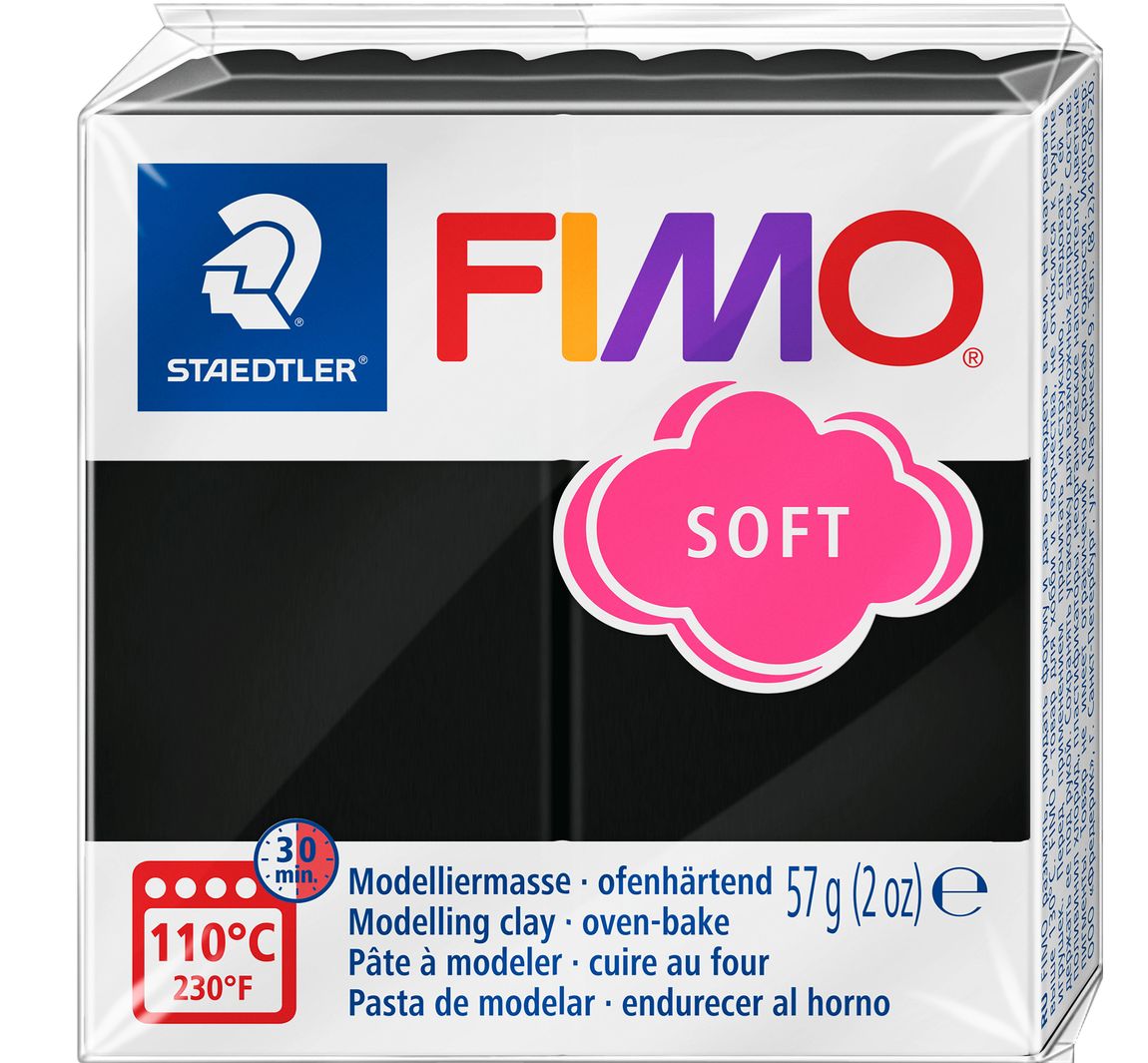 FIMO soft "Basic" - Schwarz