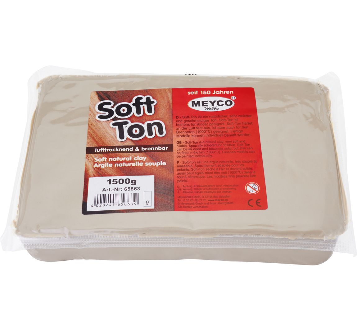 Soft-Ton, 1,5 kg - Natur