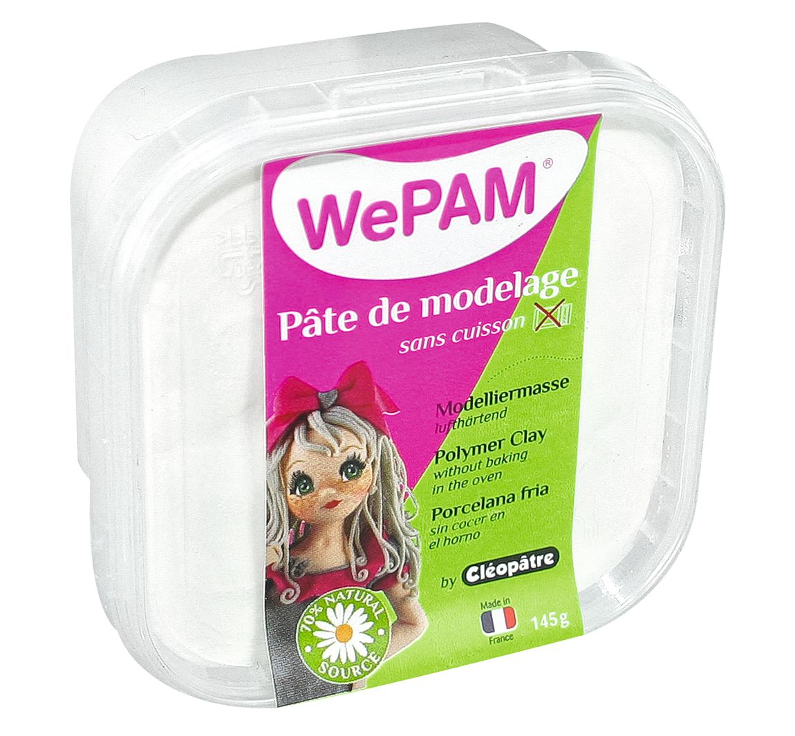 WePAM, lufthärtende Modelliermasse - Weiß