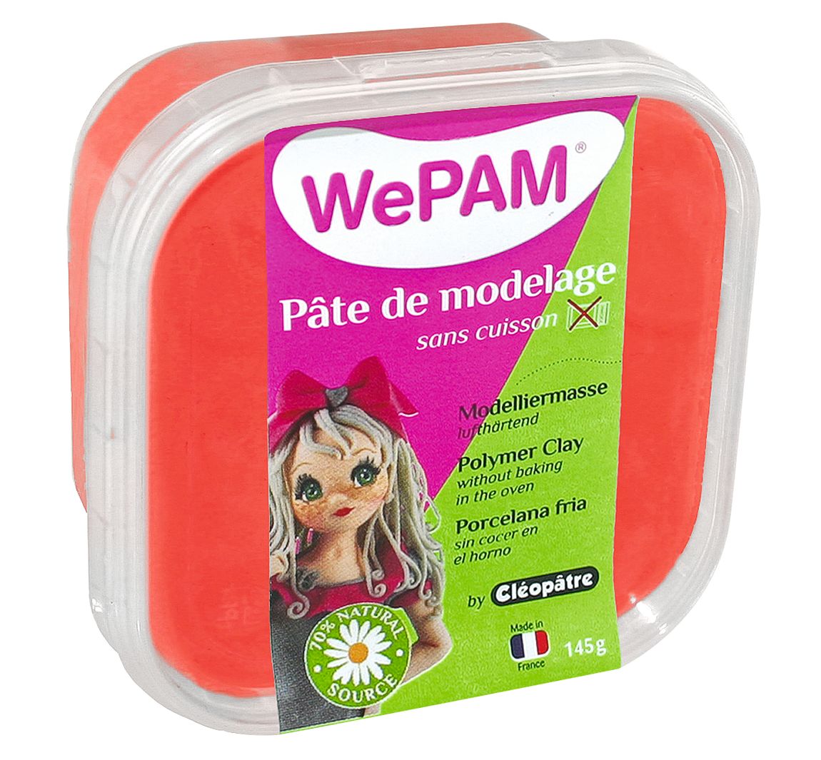 WePAM, lufthärtende Modelliermasse - Rot