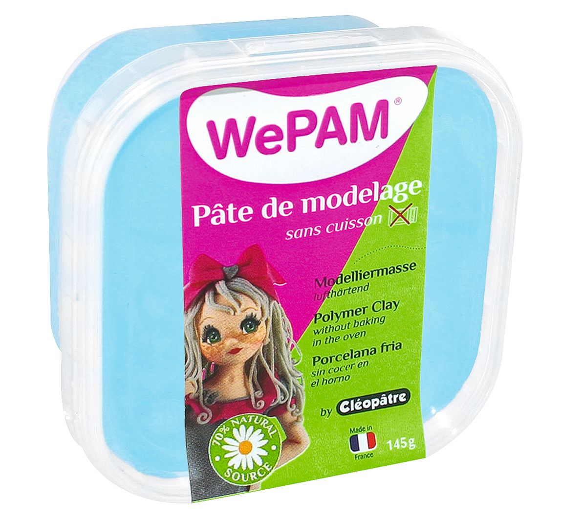 WePAM, lufthärtende Modelliermasse - Azur