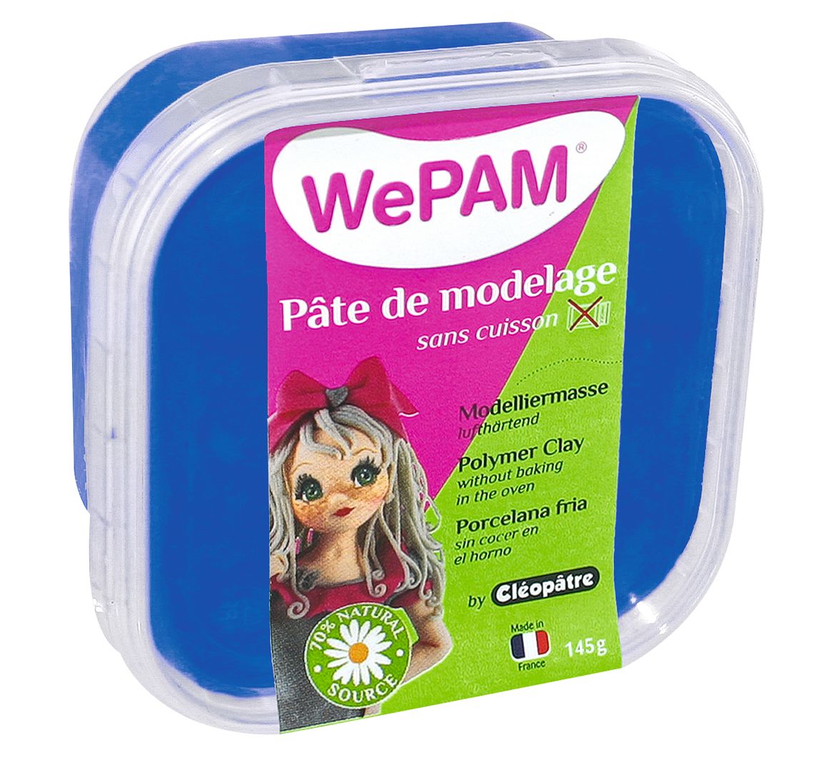 WePAM, lufthärtende Modelliermasse - Königsblau