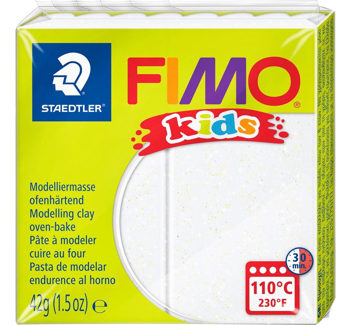 FIMO kids - Glitter-Weiß