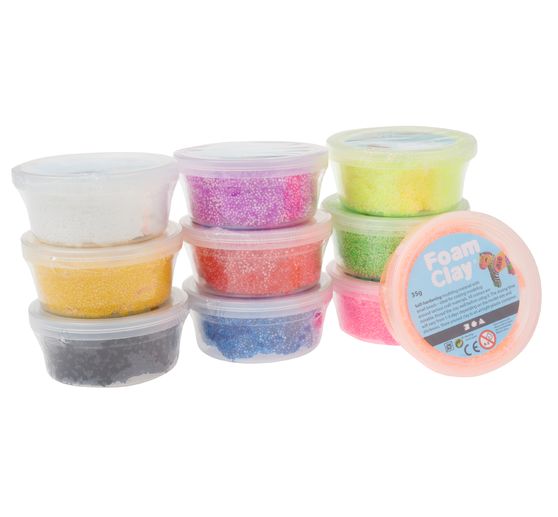 Foam Clay assortment, assorted, 10x35g