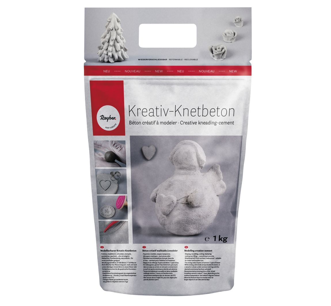Kreativ-Knetbeton - 1 kg