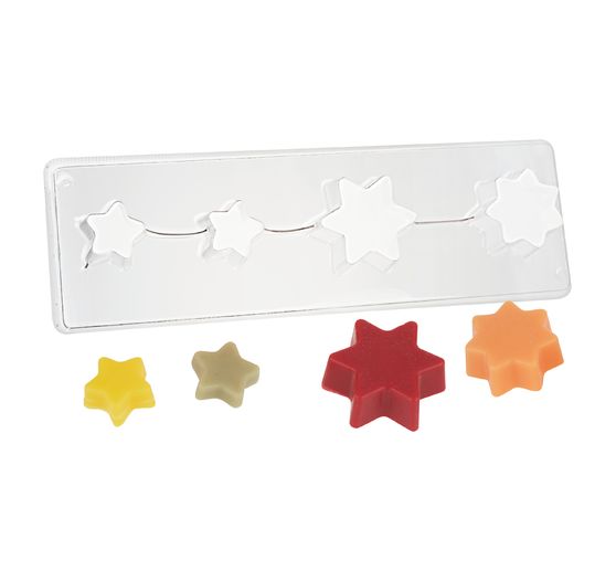 Casting mould "Stars", 4 motives