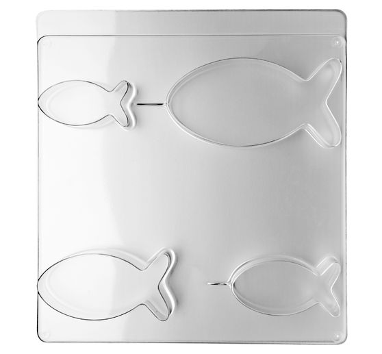 Gießform "Fische", 4 Größen