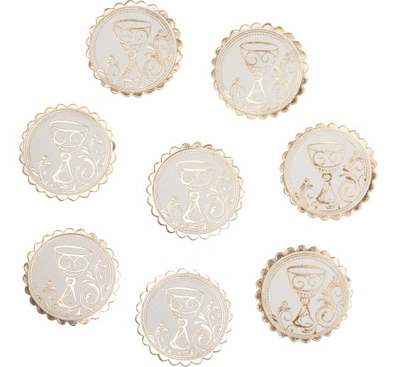 Kreativ-Accessoires "Kelch gold"