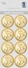 Kreativ-Accessoires "Kelch gold"