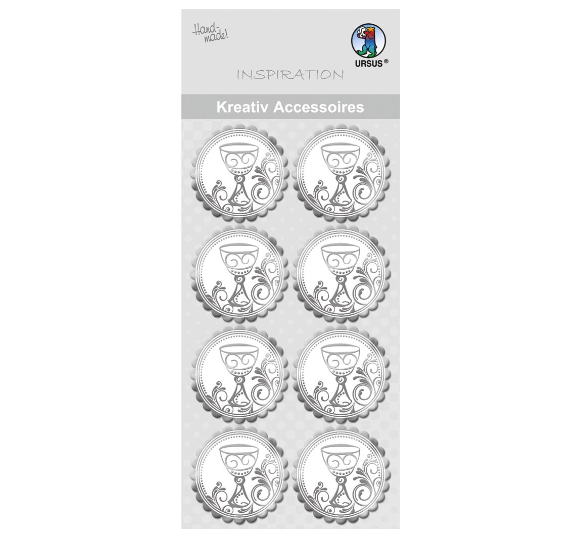 Kreativ-Accessoires "Kelch silber"