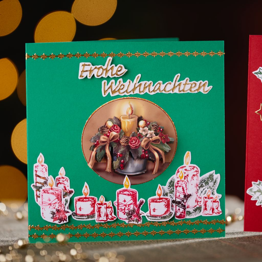 VBS Reliefsticker-Set "Frohe Weihnachten"  VBS Hobby Bastelshop