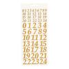 Relief sticker "Advent numbers"