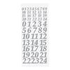 Relief sticker "Advent numbers"