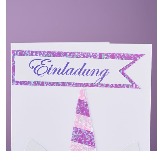 Holzstempel "Einladung"