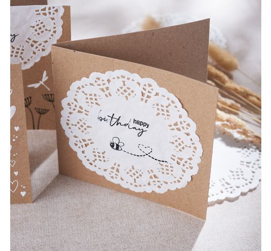 VBS Lace doily, white