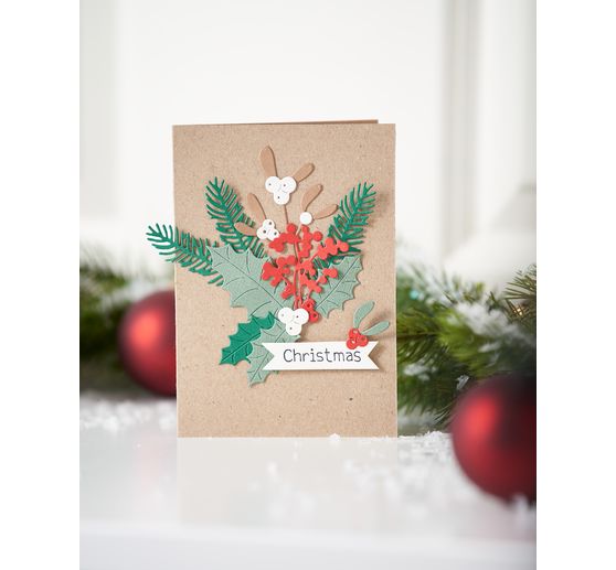 Sizzix Thinlits punching template "Winter Foliage"