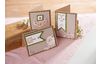 double cards with envelopes "Kraft paper", DIN A6, 50 pieces