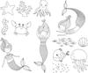 Stamp set "Mermaid"
