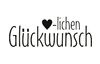 Holzstempel "Herzlichen Glückwunsch"