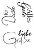 Clear Stempel-Set "Liebe Grüße"